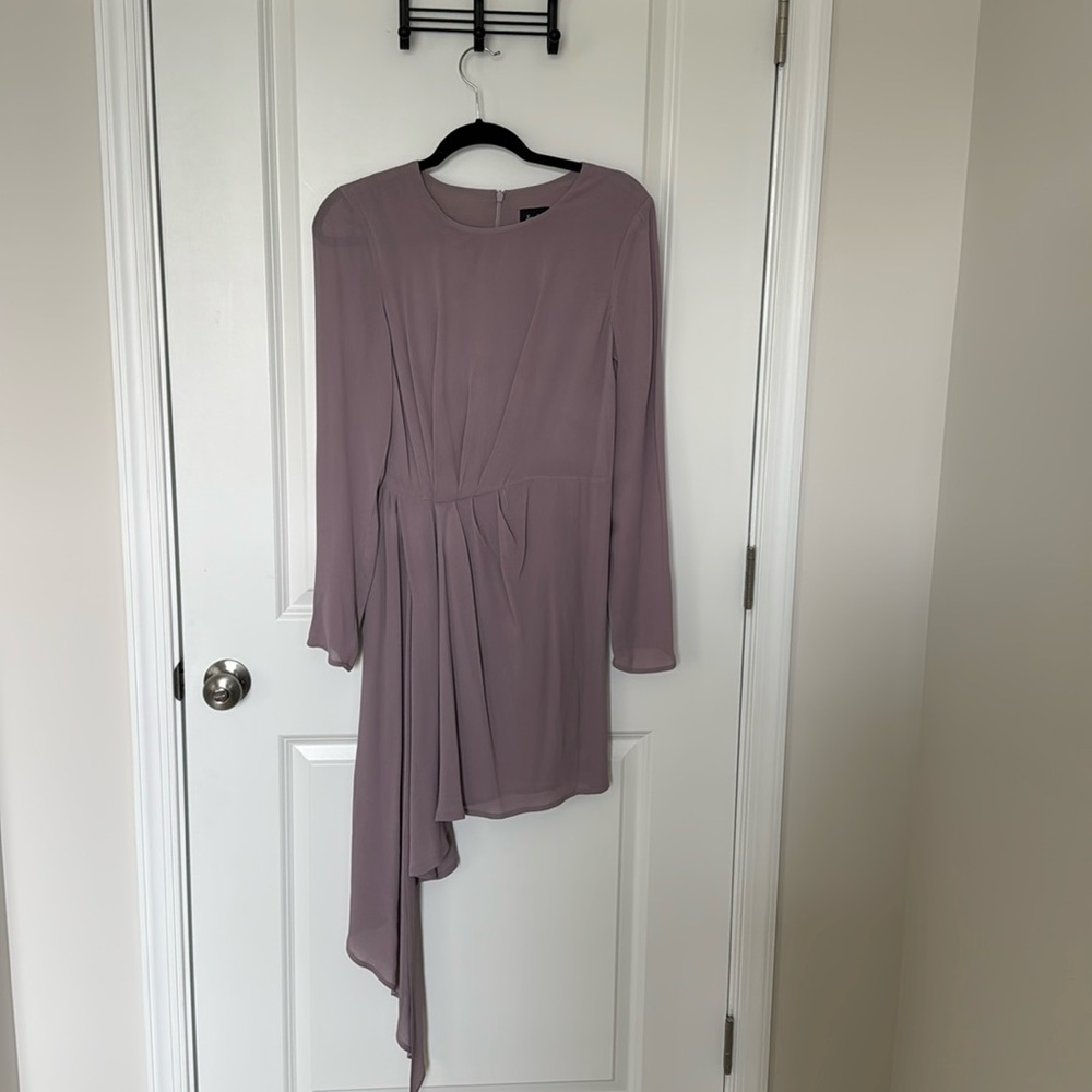 Bardot long sleeve dress